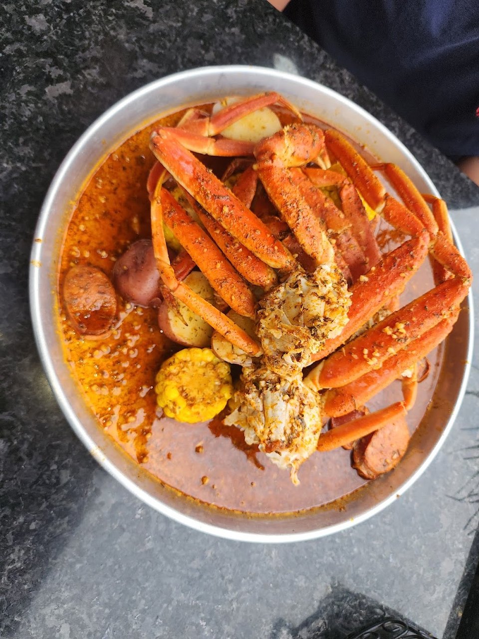 One Snow Crab Cluster Hot Box